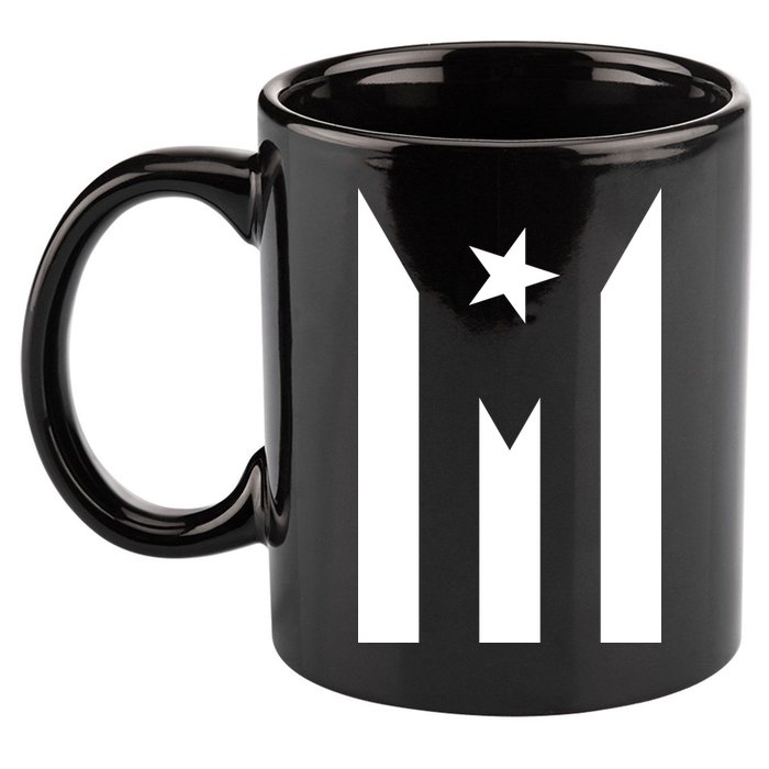 Puerto Rico Resiste Boricua Flag Se Levanta 11oz C Handle Ceramic Mug