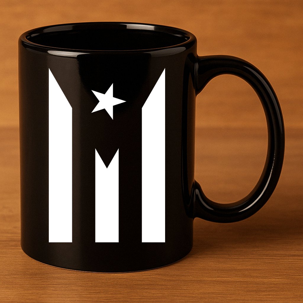 Puerto Rico Resiste Boricua Flag Se Levanta 11oz C Handle Ceramic Mug