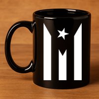 Puerto Rico Resiste Boricua Flag Se Levanta 11oz C Handle Ceramic Mug