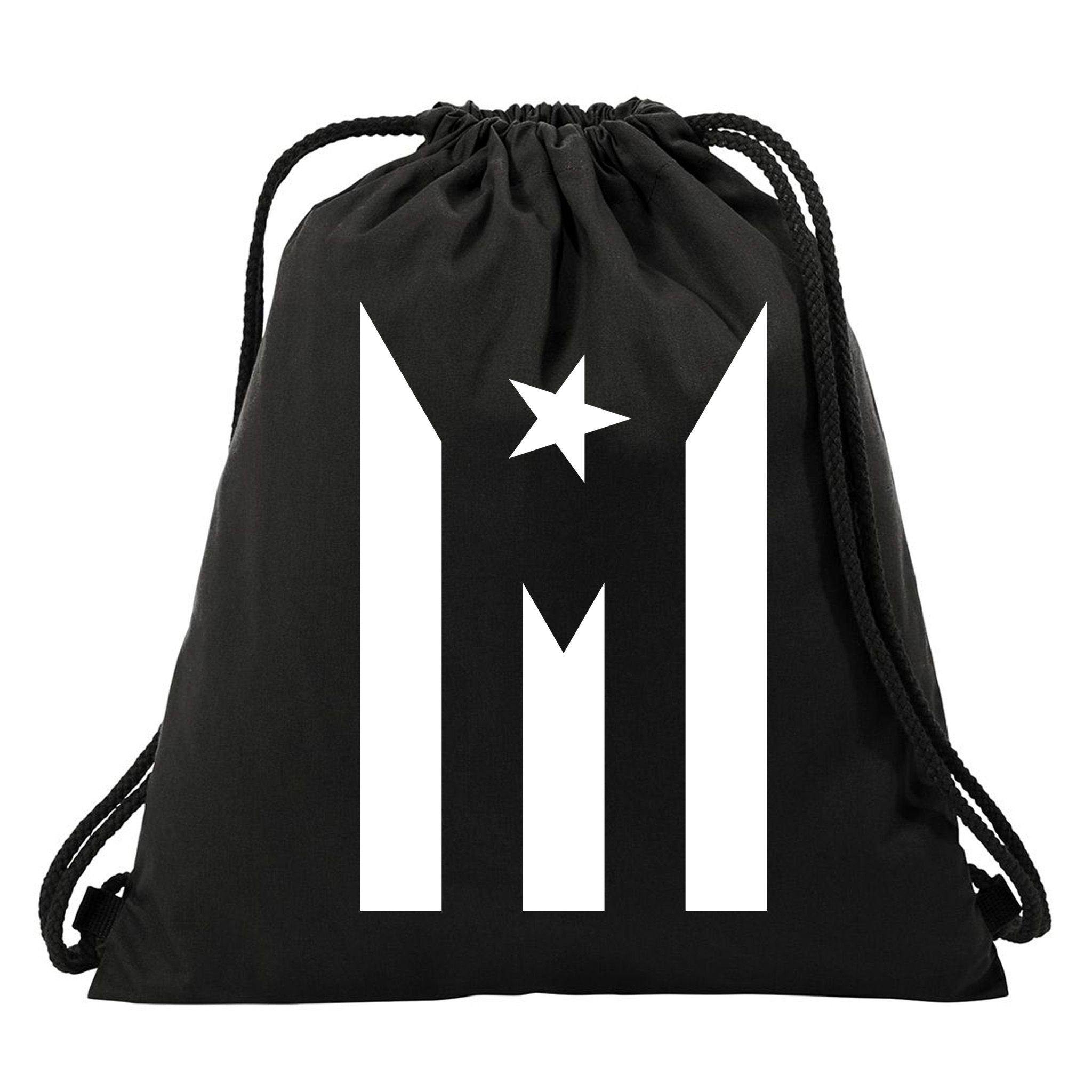 Puerto Rico Resiste Boricua Flag Se Levanta Drawstring Bag