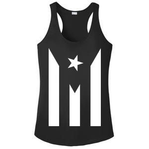 Puerto Rico Resiste Boricua Flag Se Levanta Ladies PosiCharge Competitor Racerback Tank