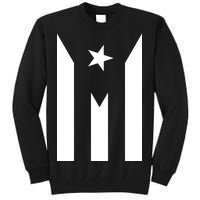 Puerto Rico Resiste Boricua Flag Se Levanta Tall Sweatshirt