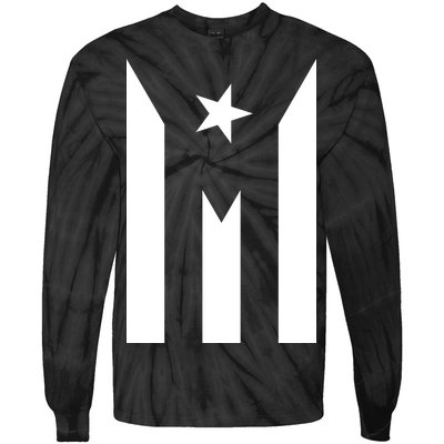 Puerto Rico Resiste Boricua Flag Se Levanta Tie-Dye Long Sleeve Shirt