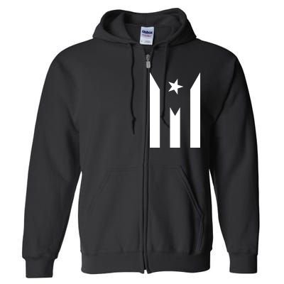 Puerto Rico Resiste Boricua Flag Se Levanta Full Zip Hoodie