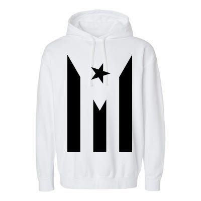 Puerto Rico Resiste Boricua Flag Se Levanta Garment-Dyed Fleece Hoodie