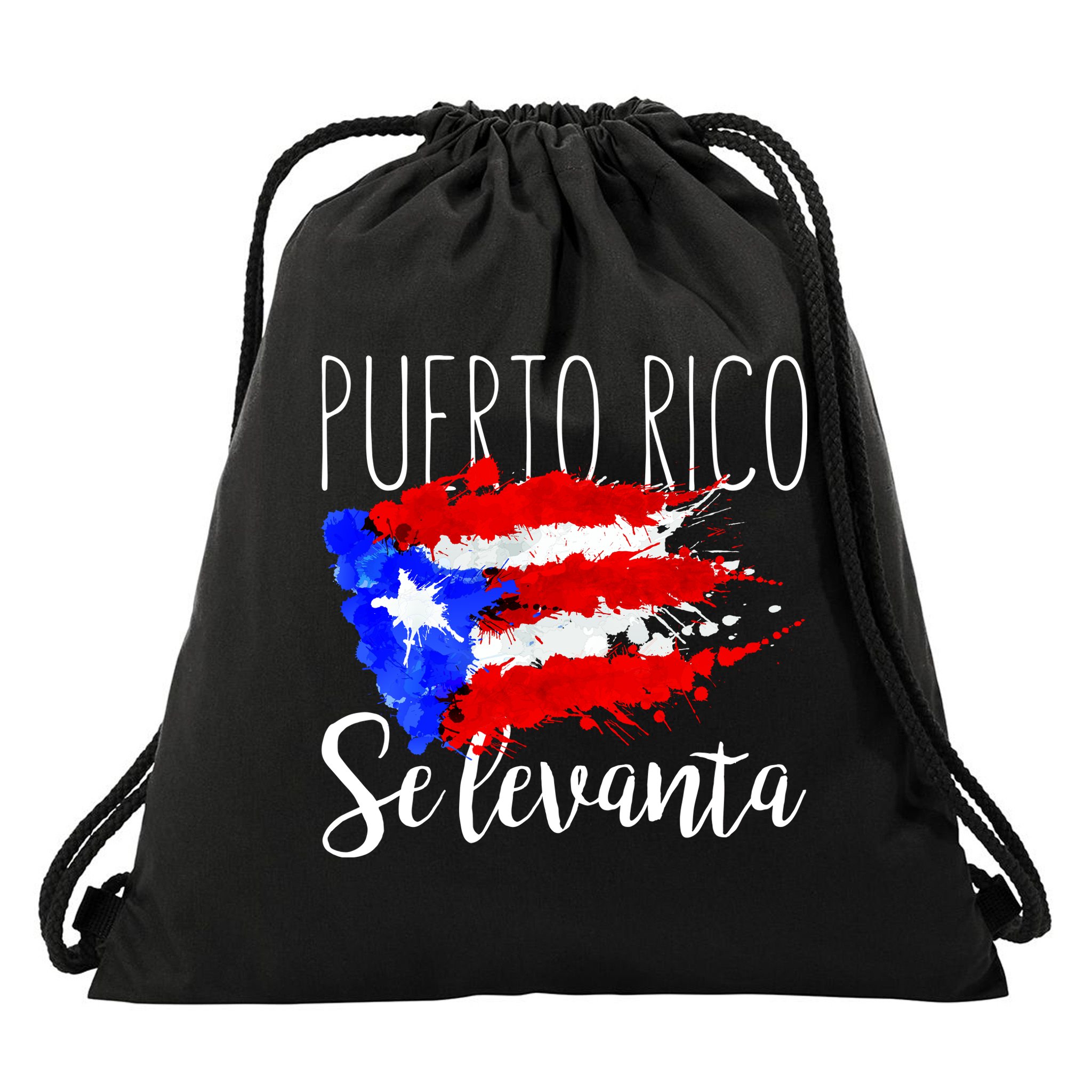 Puerto Rico Se Levanta Drawstring Bag