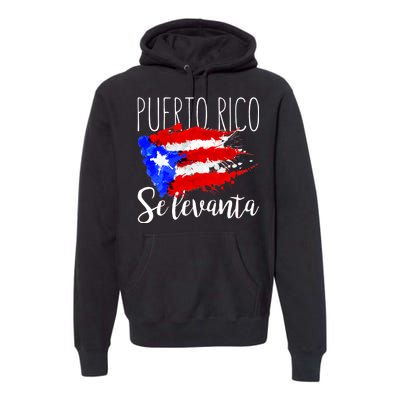 Puerto Rico Se Levanta Premium Hoodie