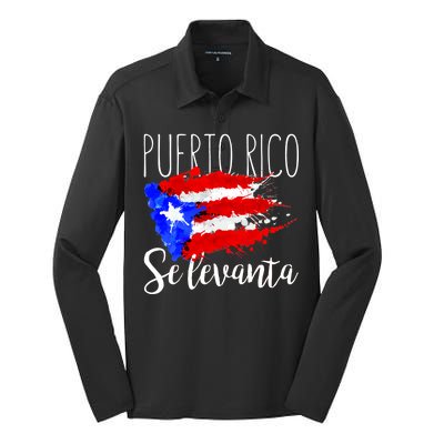 Puerto Rico Se Levanta Silk Touch Performance Long Sleeve Polo