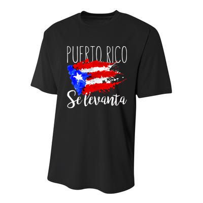 Puerto Rico Se Levanta Youth Performance Sprint T-Shirt