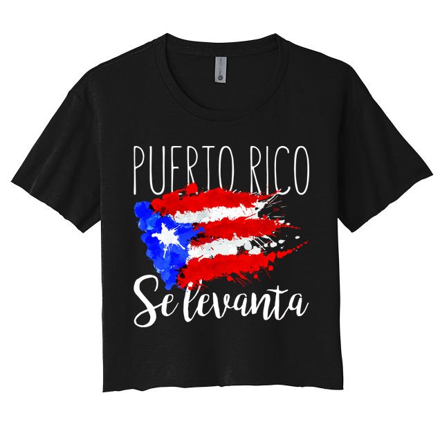 Puerto Rico Se Levanta Crop Top