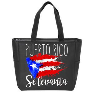 Puerto Rico Se Levanta Zip Tote Bag