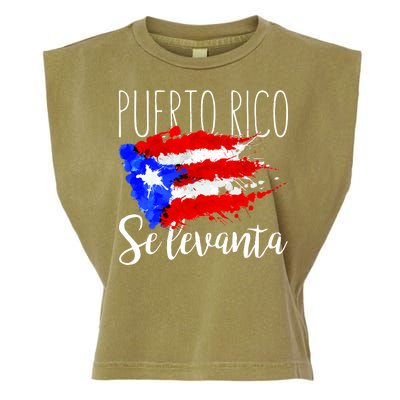 Puerto Rico Se Levanta Garment-Dyed Women's Muscle Tee