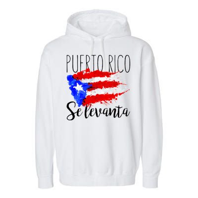 Puerto Rico Se Levanta Garment-Dyed Fleece Hoodie