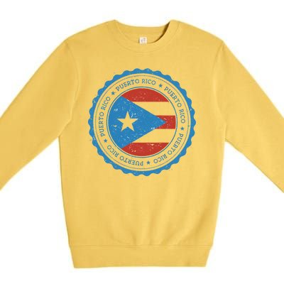 Puerto Rico Seal Premium Crewneck Sweatshirt