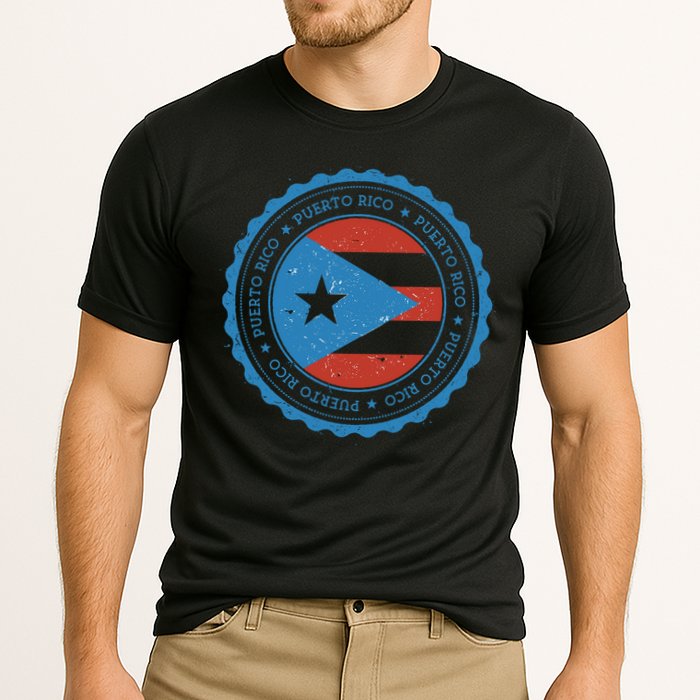 Puerto Rico Seal Cooling Performance Crew T-Shirt