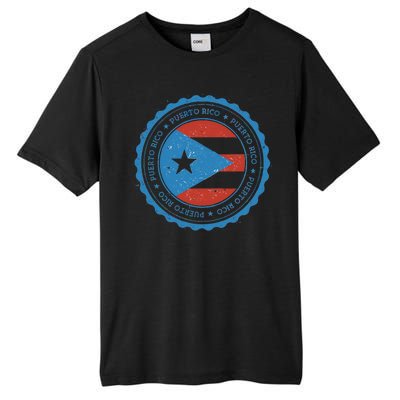 Puerto Rico Seal Tall Fusion ChromaSoft Performance T-Shirt