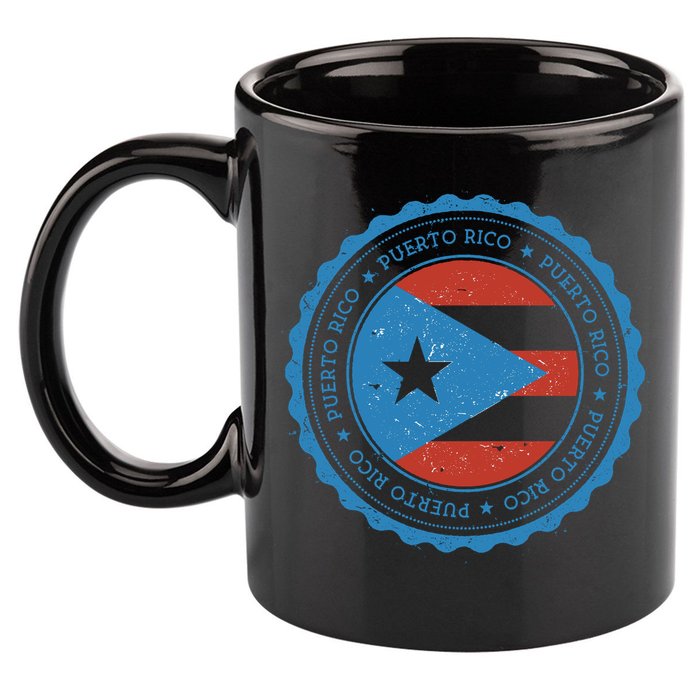 Puerto Rico Seal 11oz C Handle Ceramic Mug