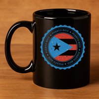 Puerto Rico Seal 11oz C Handle Ceramic Mug