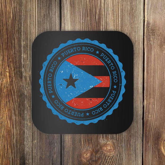 Puerto Rico Seal Coaster