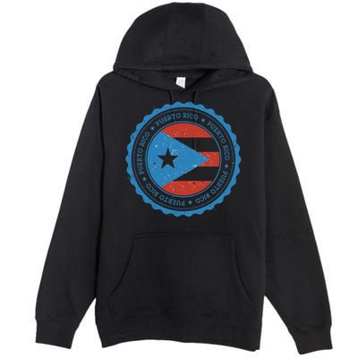 Puerto Rico Seal Premium Pullover Hoodie