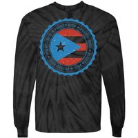 Puerto Rico Seal Tie-Dye Long Sleeve Shirt