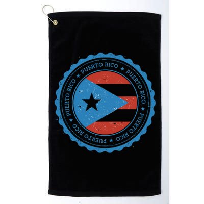 Puerto Rico Seal Platinum Collection Golf Towel