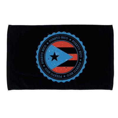 Puerto Rico Seal Microfiber Hand Towel