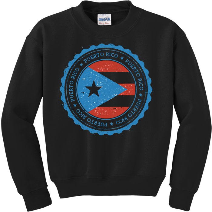 Puerto Rico Seal Kids Sweatshirt