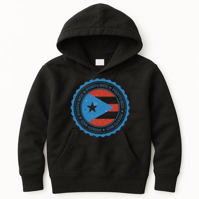 Puerto Rico Seal Kids Hoodie