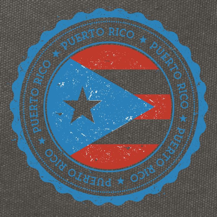 Puerto Rico Seal Cotton Canvas Backpack