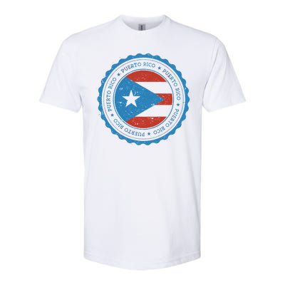 Puerto Rico Seal Softstyle CVC T-Shirt