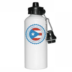 Puerto Rico Seal Aluminum Water Bottle 