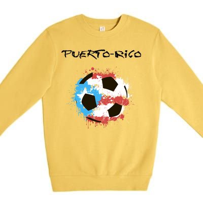 Puerto Rico Soccer Premium Crewneck Sweatshirt