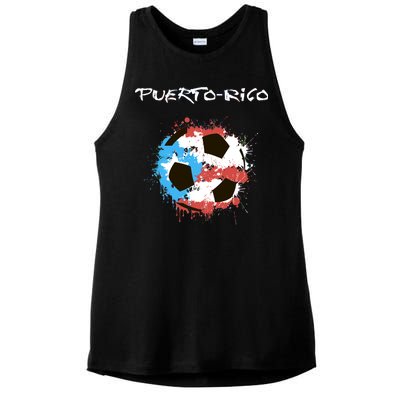 Puerto Rico Soccer Ladies PosiCharge Tri-Blend Wicking Tank