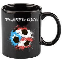 Puerto Rico Soccer 11oz C Handle Ceramic Mug