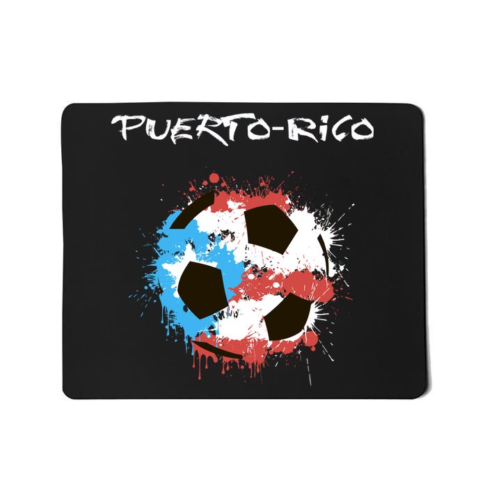 Puerto Rico Soccer Mousepad