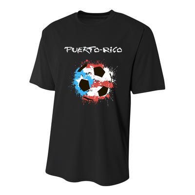 Puerto Rico Soccer Youth Performance Sprint T-Shirt