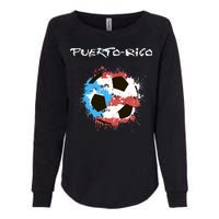 Puerto Rico Soccer Womens California Wash Sweatshirt