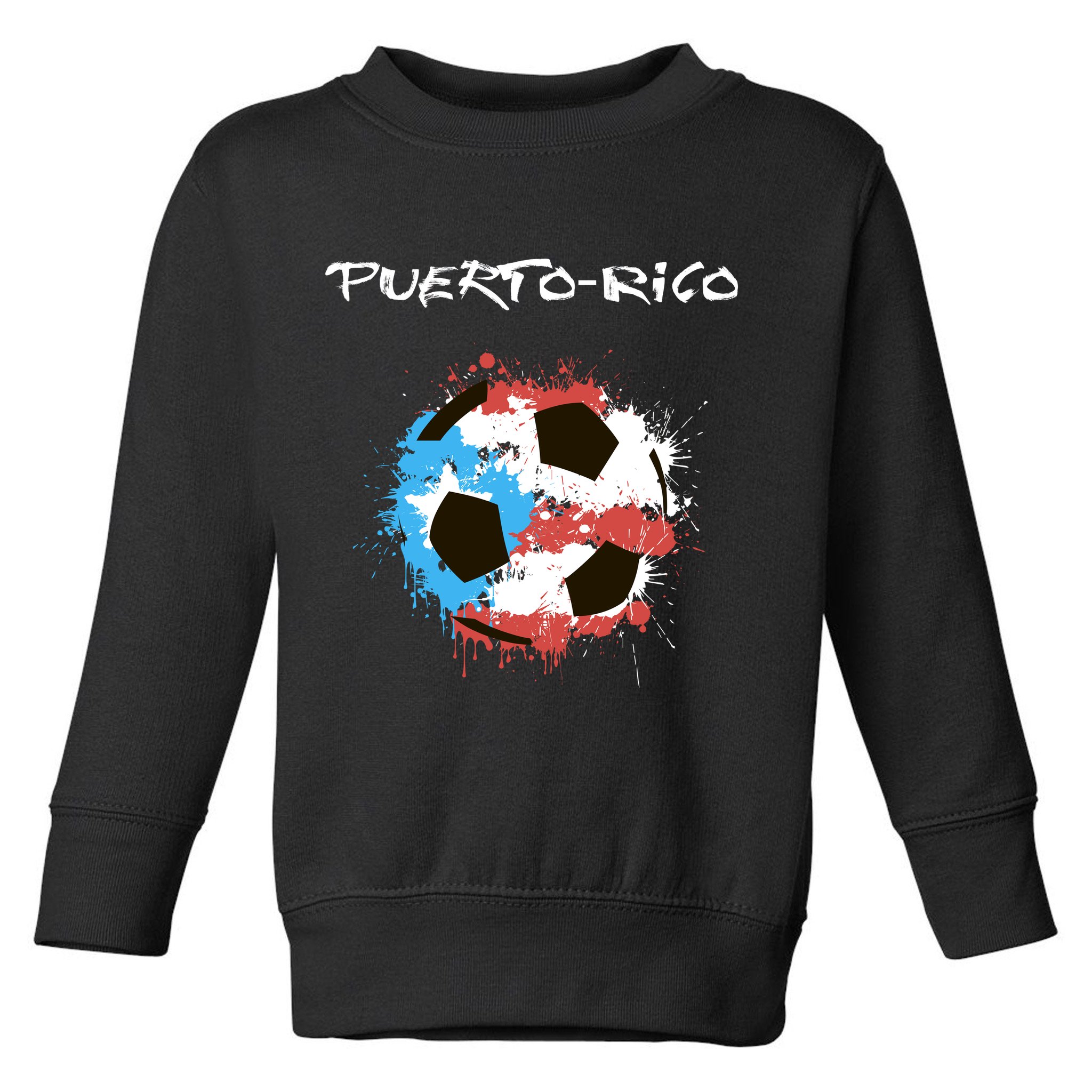 Puerto Rico Soccer Toddler Sweatshirt