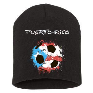 Puerto Rico Soccer Short Acrylic Beanie