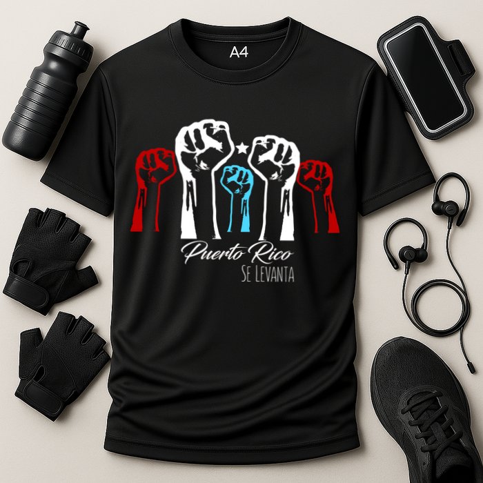 Puerto Rico Will Rise Cooling Performance Crew T-Shirt