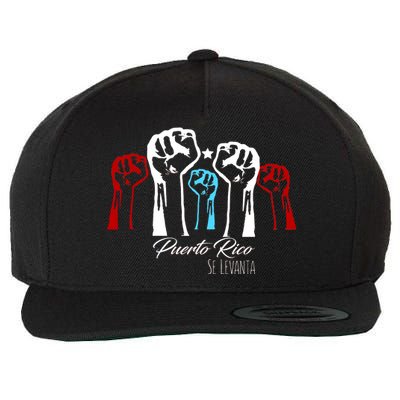 Puerto Rico Will Rise Wool Snapback Cap