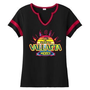 Puerto Vallarta Ladies Halftime Notch Neck Tee