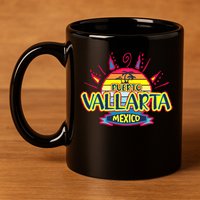 Puerto Vallarta 11oz C Handle Ceramic Mug