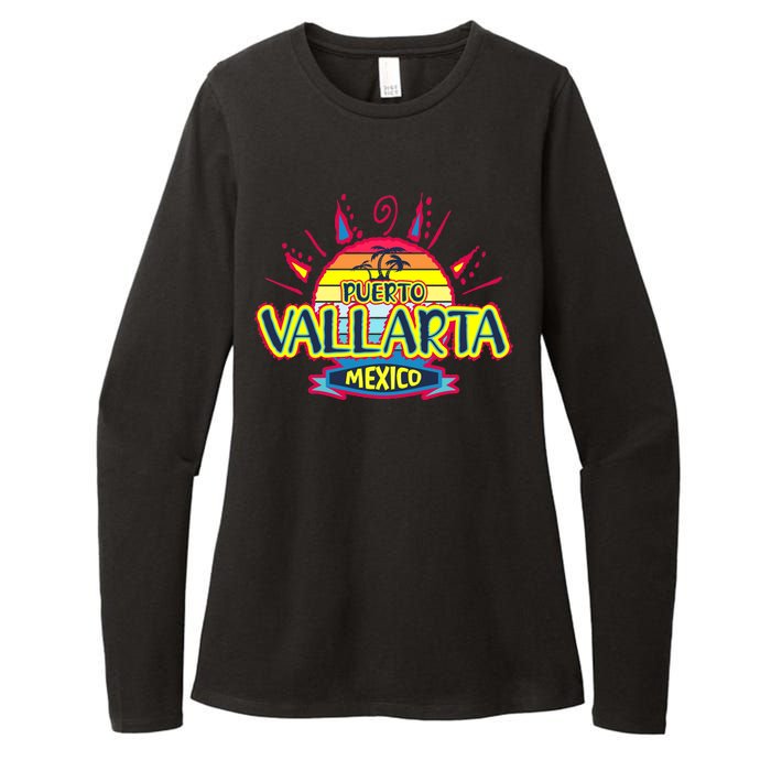 Puerto Vallarta Womens CVC Long Sleeve Shirt