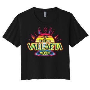 Puerto Vallarta Women's Crop Top Tee