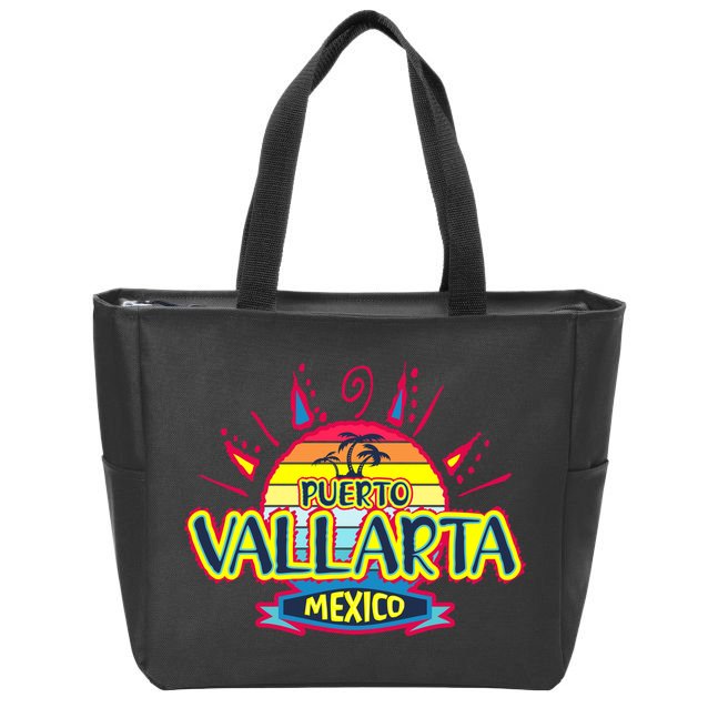 Puerto Vallarta Zip Tote Bag