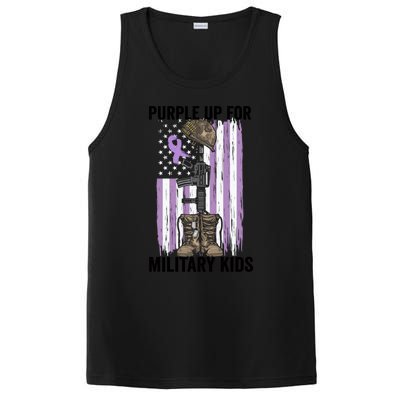 Purple Up For Military Day Month Of The Military Gift PosiCharge Competitor Tank