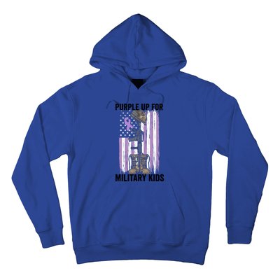 Purple Up For Military Day Month Of The Military Gift Hoodie