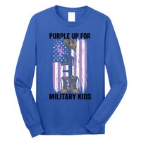 Purple Up For Military Day Month Of The Military Gift Long Sleeve Shirt